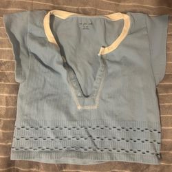 Urban Outfitters Women's Blue Crop-top(off101)84