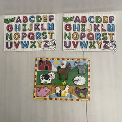 Bundle of 3 Complete Sets of Melissa And Doug Puzzle