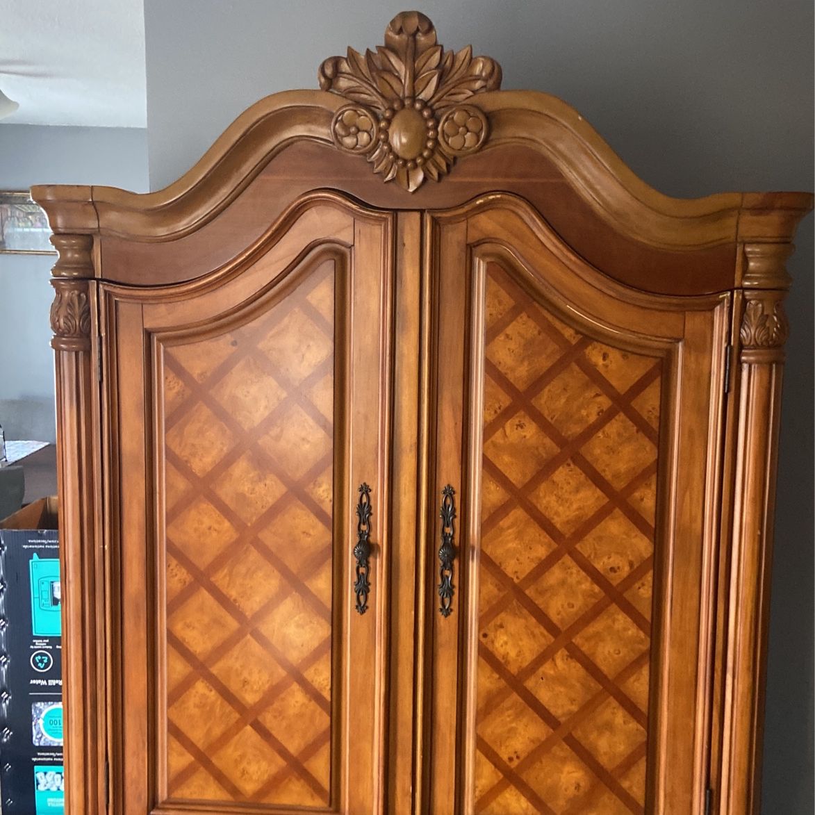 Solid Wood Armoire 