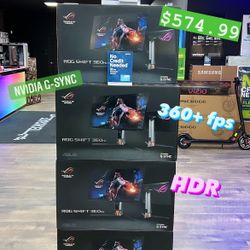 ROG Swift 360Hz 25-inch Gaming Monitor With Nvidia G-sync + HDR & 1ms Response Time **BRAND NEW** -Great Deal-