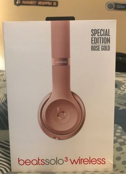 Beats Solo 3 Rose Gold Wireless READ DESCRIPTION