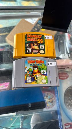 Donkey Kong 64 & Diddy Kong Racing • $50 EACH • TRADE INS WELCOME