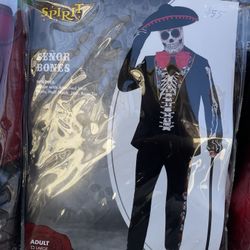 Señor Bones Adult Costume (L)