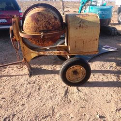 Gas Powered Concrete Mixer