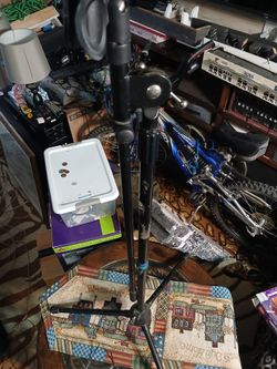 Proline Microphone Stand With Telescopic Boom - Black