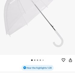 Clear Umbrellas For Rain Or Wedding 