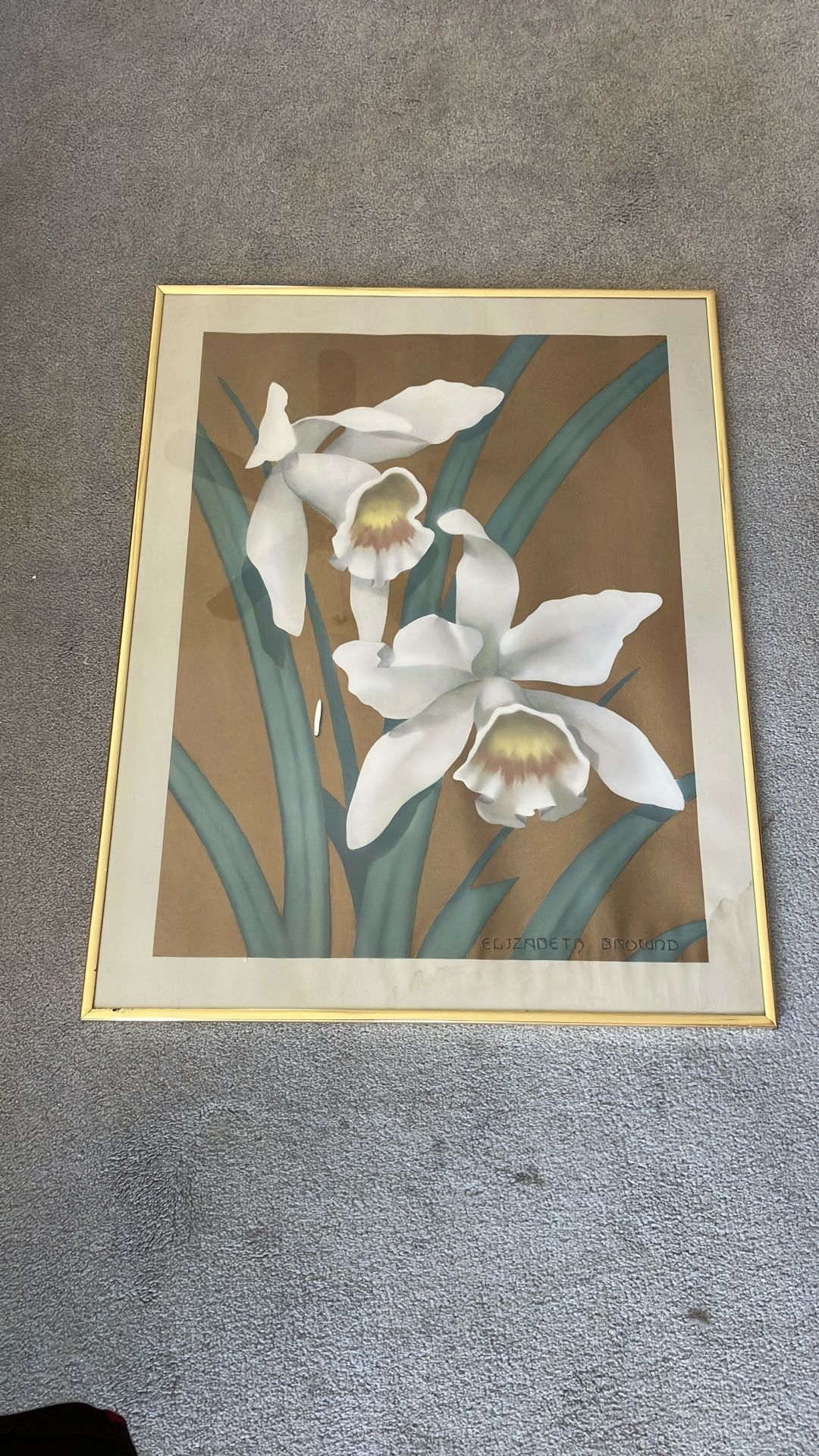 Big Flower Print Art