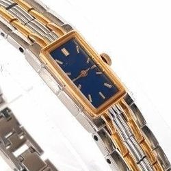 Pulsar Watch Gold Silver Body, Blue Dial
