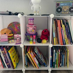 6-Cube Organizer, With Children’s Books Included