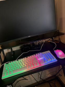 Skytech Gaming Classic RGB Gaming Mouse & Keyboard Combo White