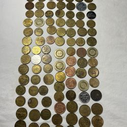 Old Assorted Gaming Token Coin