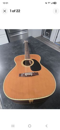Vintage 70's Orpheum 359F Acoustic Guitar With Case for sale or trade