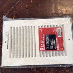 Ceiling and wall register