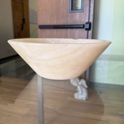 Stone Sink Stand Alone Perfect Guest Bathroom 