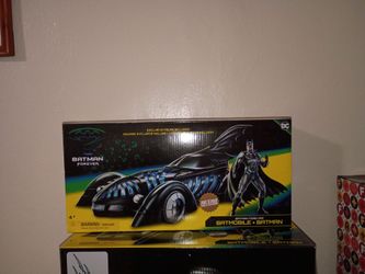 Batmobile and batman batman forever retro collection