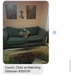 Couch With Ottoman