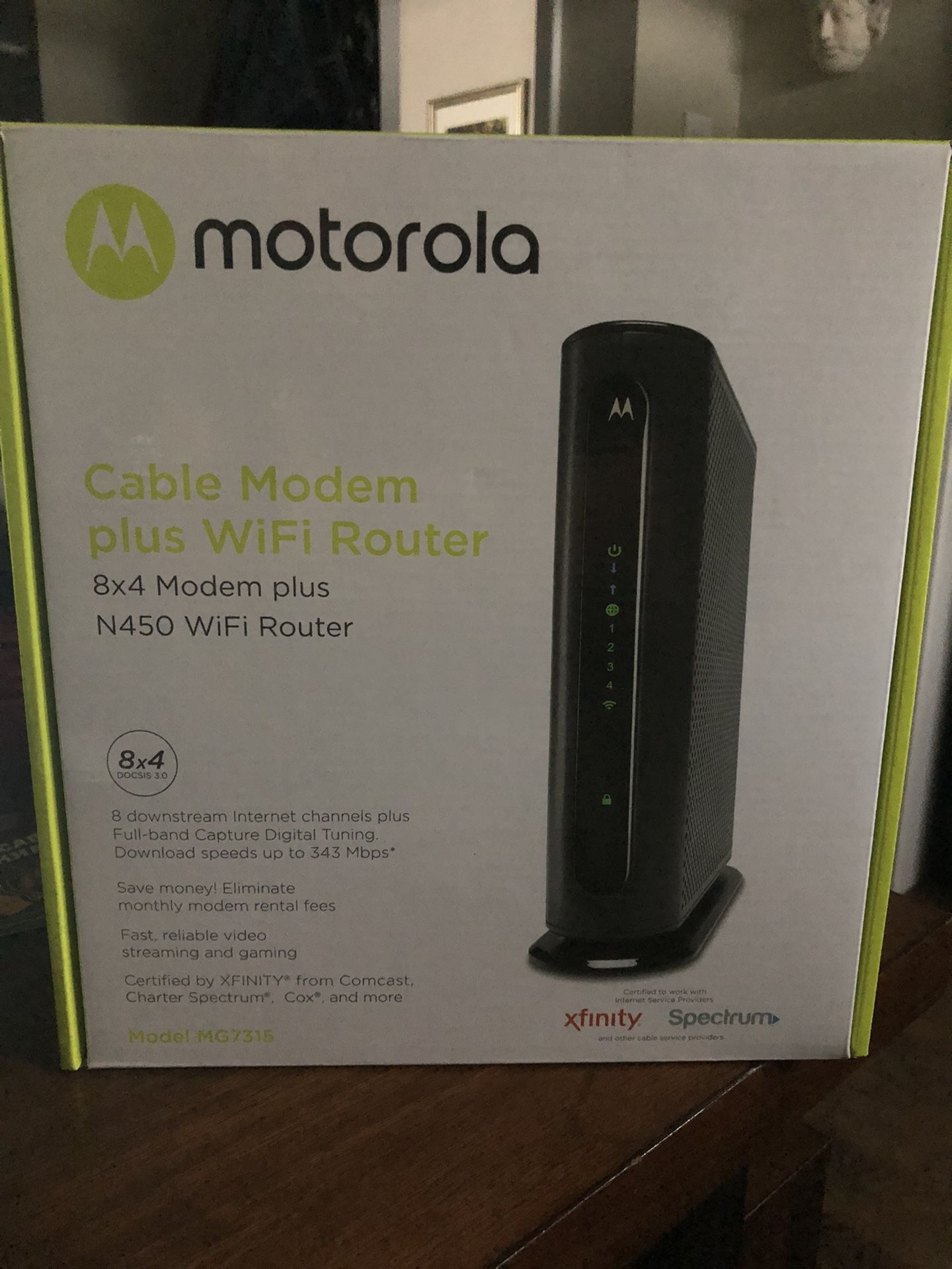 Motorola N450 Wifi Router Modem