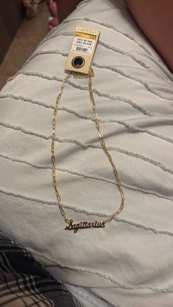 gold necklace