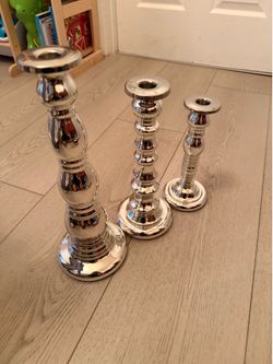 Silver candles