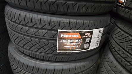 New Tires 245/45R20 Pegasus HPX sport AS $79 each