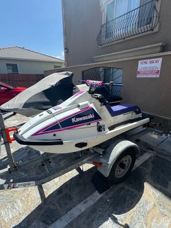 1992 X-2 Hull pink slip in hand, new graphics, clean low hours pump and skat Trak 15.5 prop