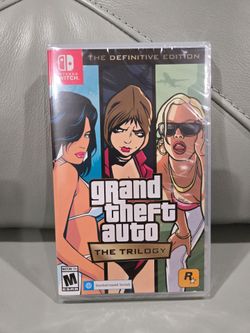 New Sealed Grand Theft Auto The Trilogy Nintendo Switch Game