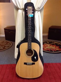 Regal DR-1 Acustic Guitar w/ soft carrying Case