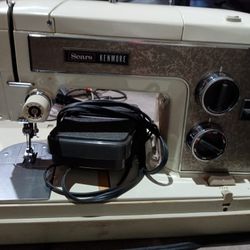 Sears Kenmore Sewing Machine With Cover