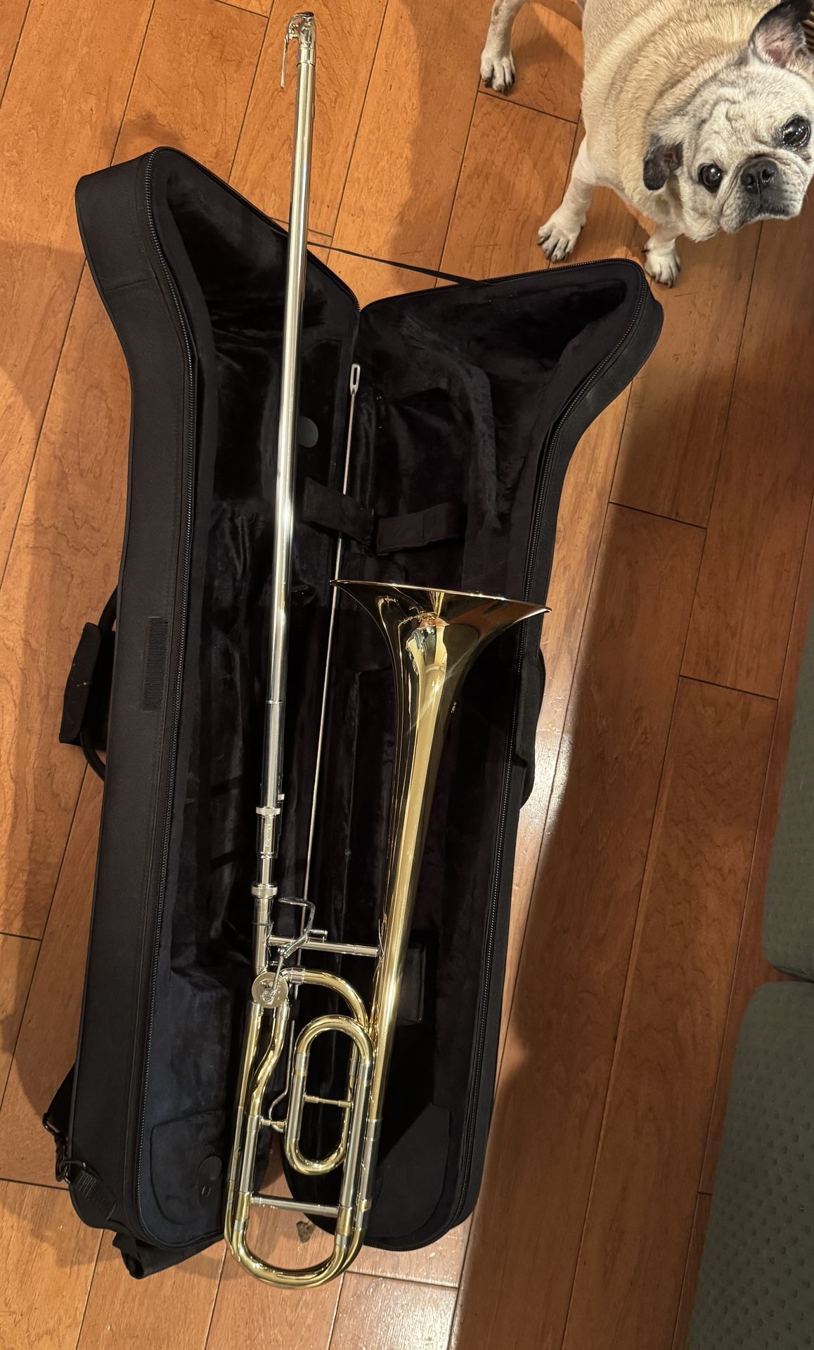 Like New Mendini SMALL SHANK Bb/F Trombone