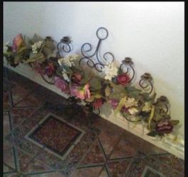 Beautiful Decorative home interior Floral Candle Holder Set