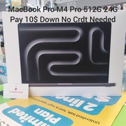 MacBook Pro M4 New Pay Low Down No Crdt Needed