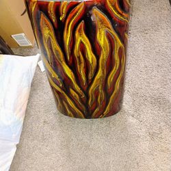 14" H Ceramic Vase 