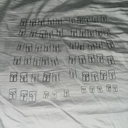 Vintage Owl Metal Paper clips  Lot B001