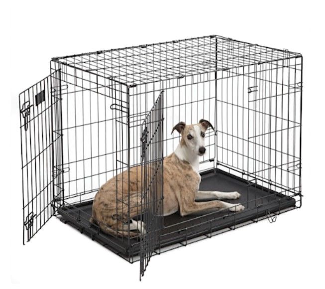 Large Pet Crate with Soft Mat/Bed