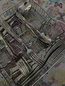 Silverware and Container