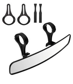 BETOOLL 16.5" Wide Rear View Race Mirror Convex Mirror with 1.75"-2” Clamp for UTV Compatible with Yamaha,Polaris,Kawasaki MULE