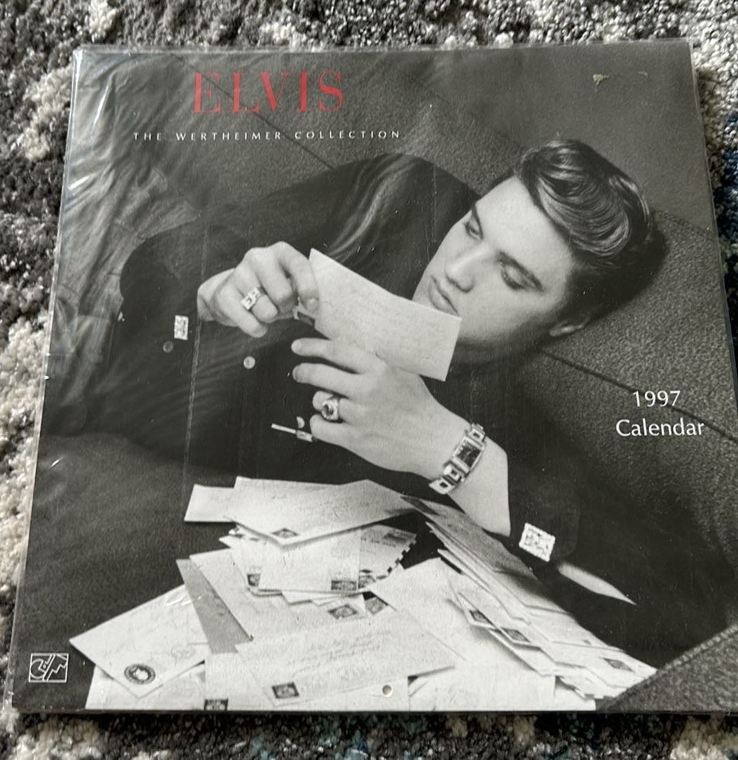 ELVIS THE WERTHEIMER COLLECTION 1997 CALENDAR NEW