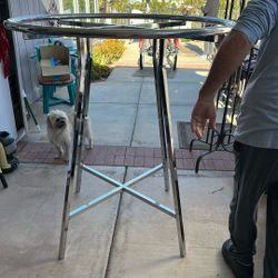 Portable Chrome  Wardrobe Rack Great For Craft Shows