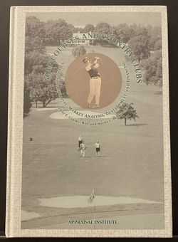 Golf Courses and Country Clubs Book Signed By Author Martin Benson