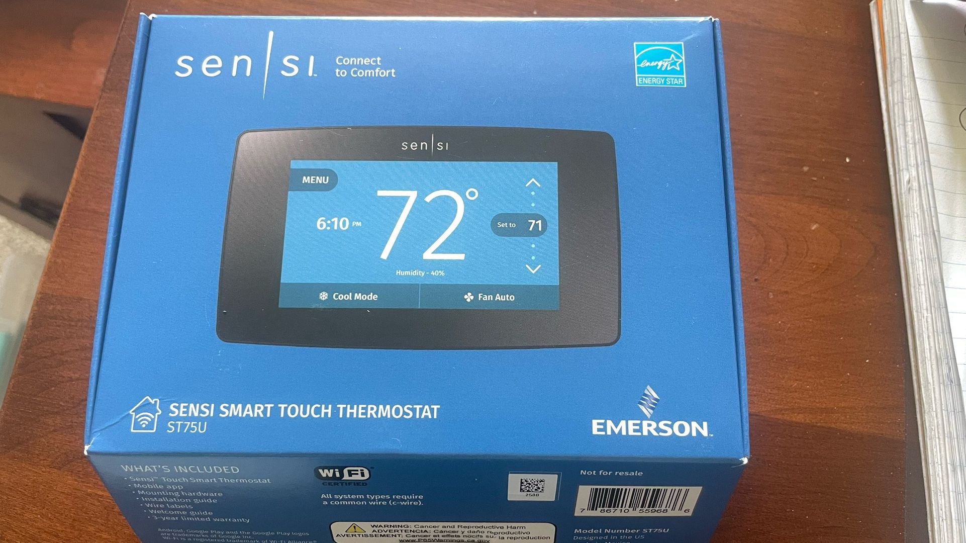 Sensi Smart Touch Thermostat