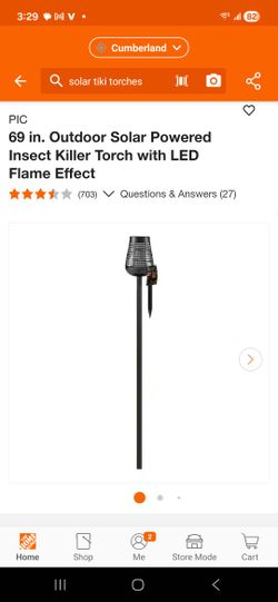 Solar Torches Mosquito Repellent