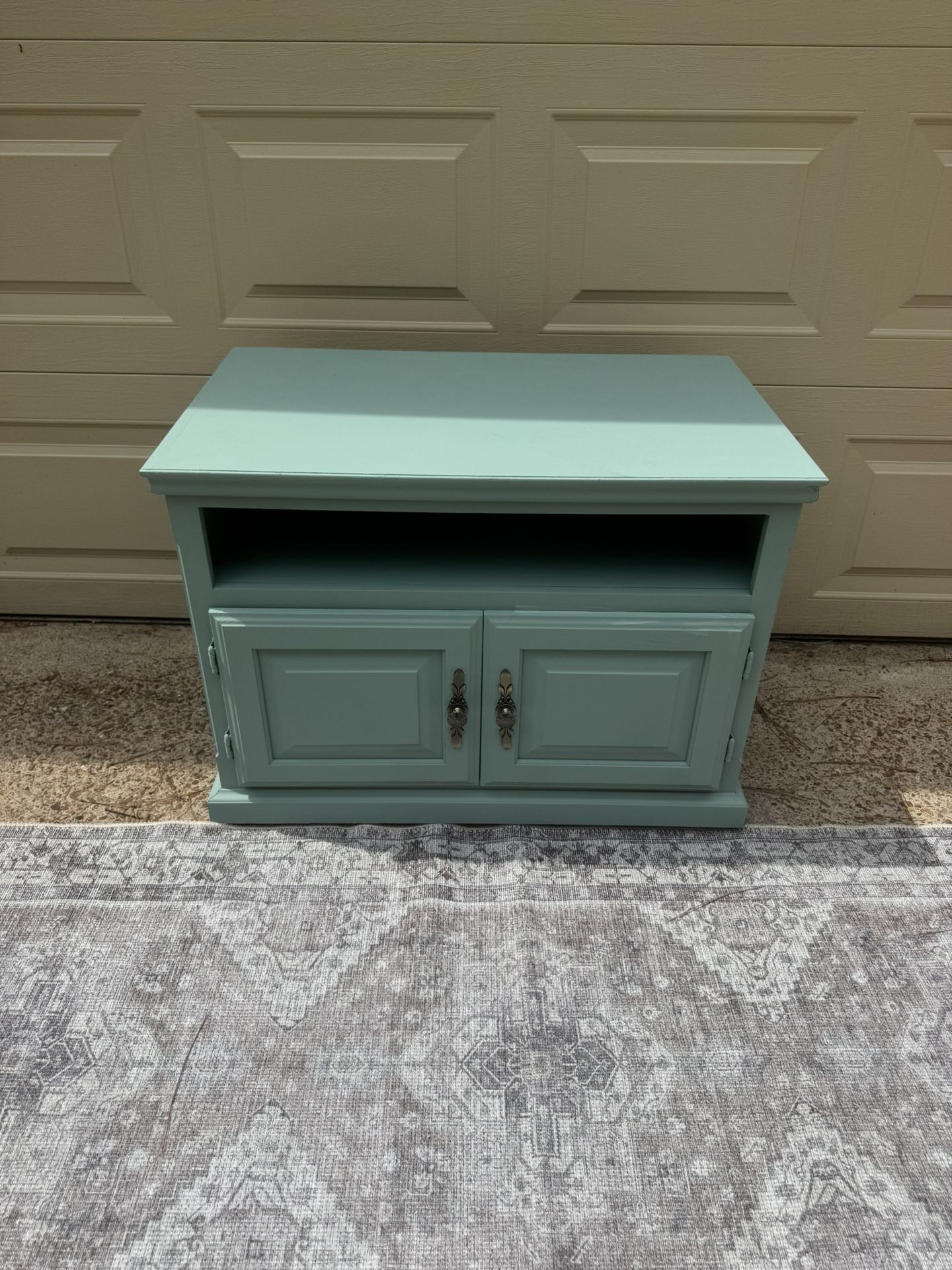 Beautiful Blue Tv Stand/night Stand