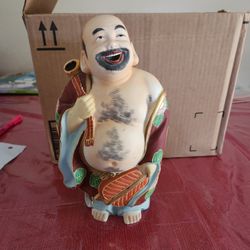 Laughing Buddha Sake Decanter 