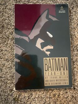 Batman year one 1988 Warner Books edition