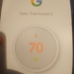 Google Nest Thermostat E in White