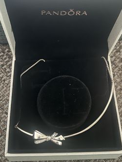 Pandora .925 Brilliant Bow Collier Necklace
