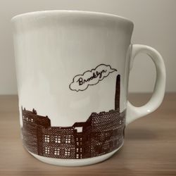 Fishs Eddy Coffee Mug Brooklyn Skyline Jordan Awan Diner Style