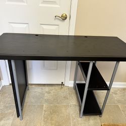 Black Desk or Craft Table or Sewing Table