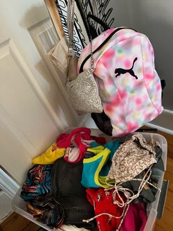 Bundle dresse multiple size Puma Tie-Dye Mini Backpack