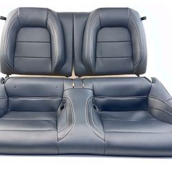 2024 Mustang Gt Black Leather Rear Seat